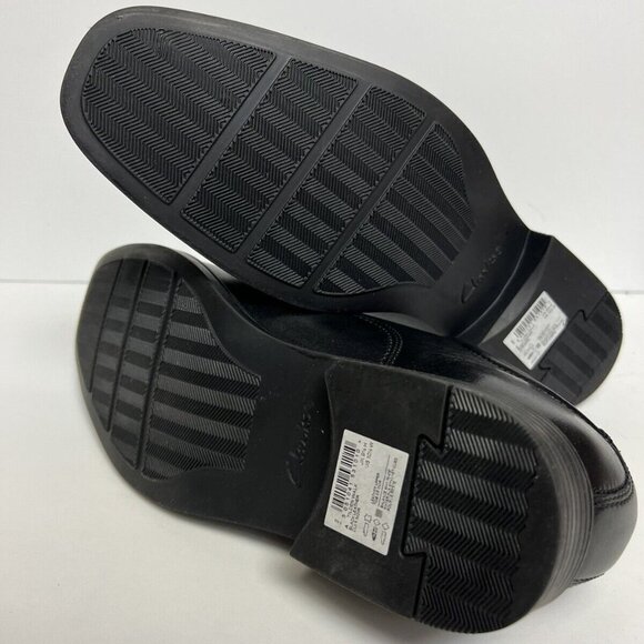 Clarks Mens Tilden Walk Oxford Black Size 10.5Wide